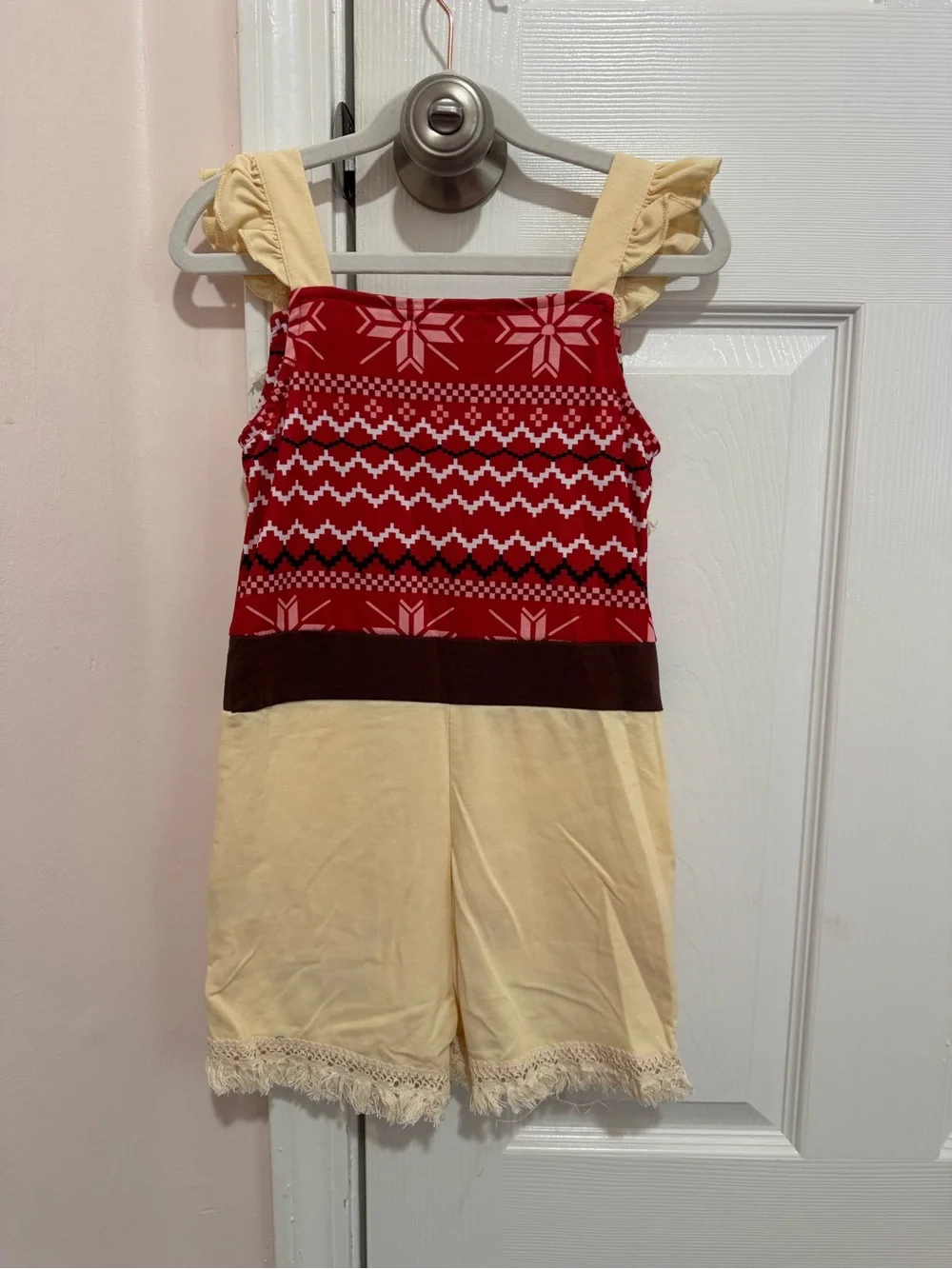 Lily Tots Girls 5/6 Moana Inspired Princess Romper Costume